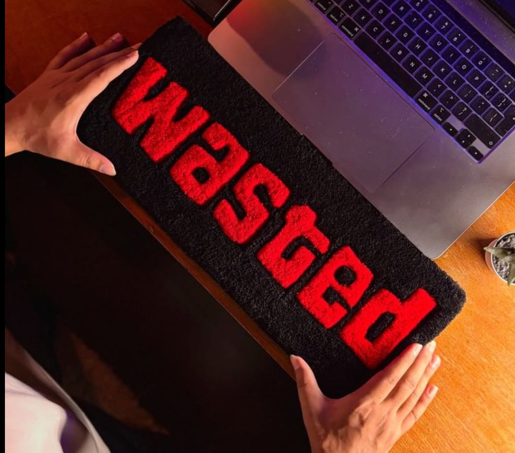 Wasted Keyboard Rug