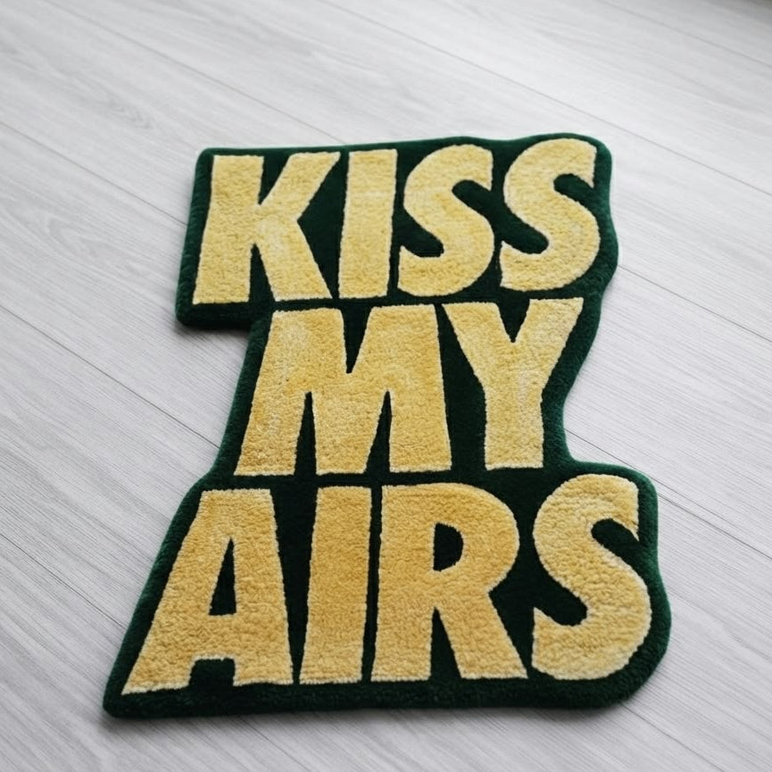 Kiss My Air Custom Handmade Rug