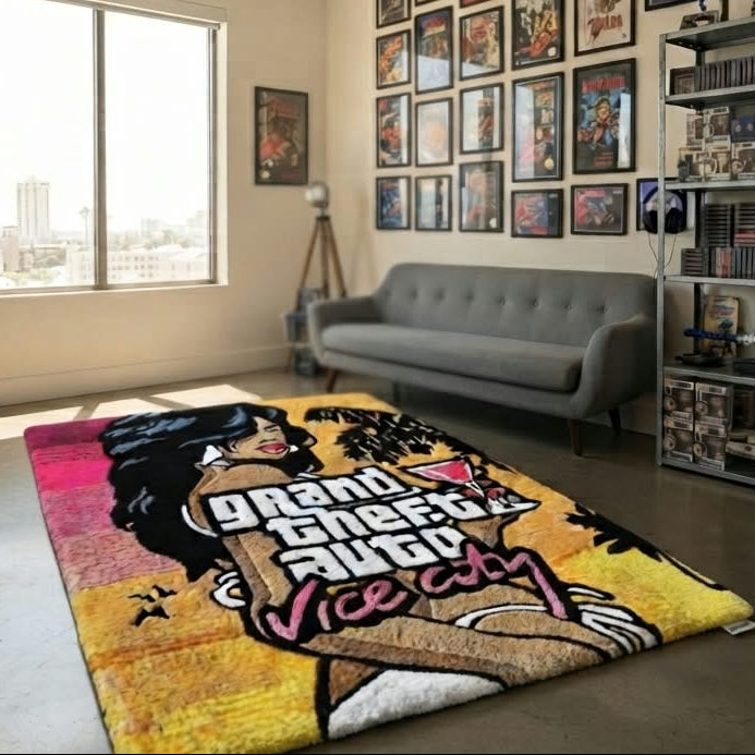 GTA Vice City Handmade Rug