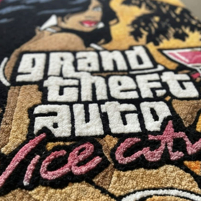 GTA Vice City Handmade Rug