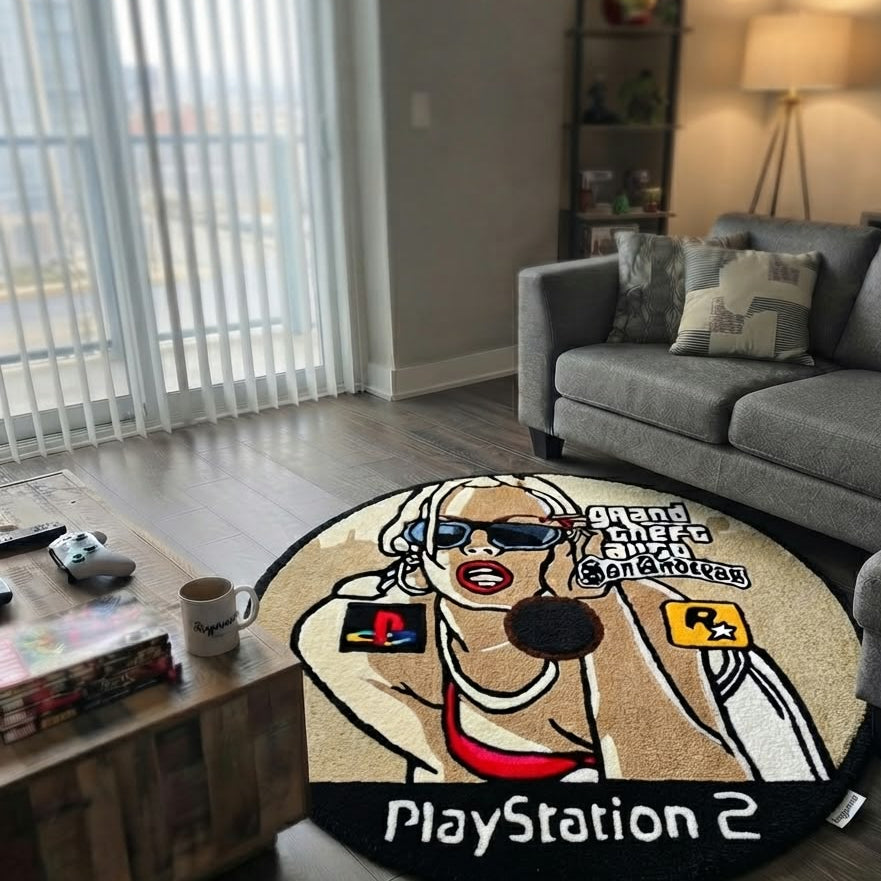 GTA CD Custom Handmade Rug