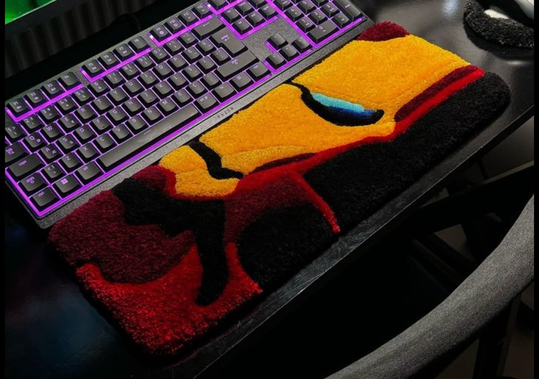 Iron Man Keyboard Rug