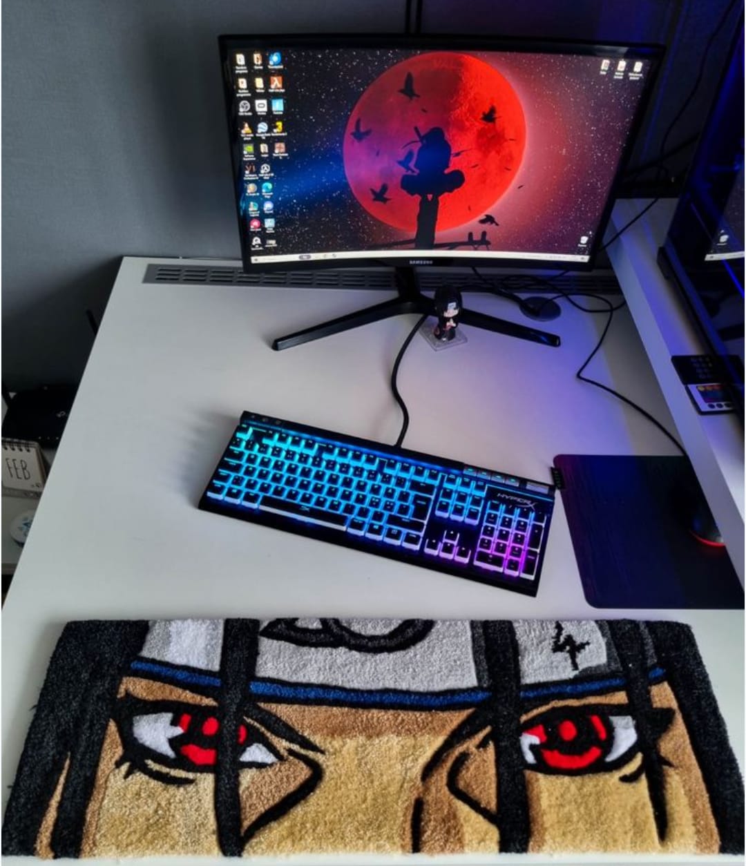 Itachi Keyboard Rug