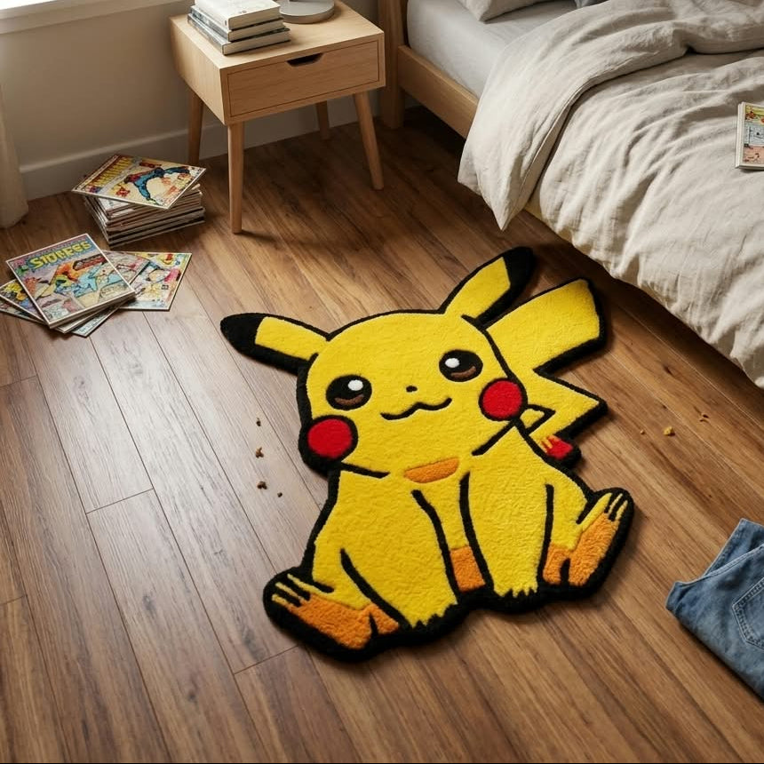 Pikachu Custom Handmade Rug