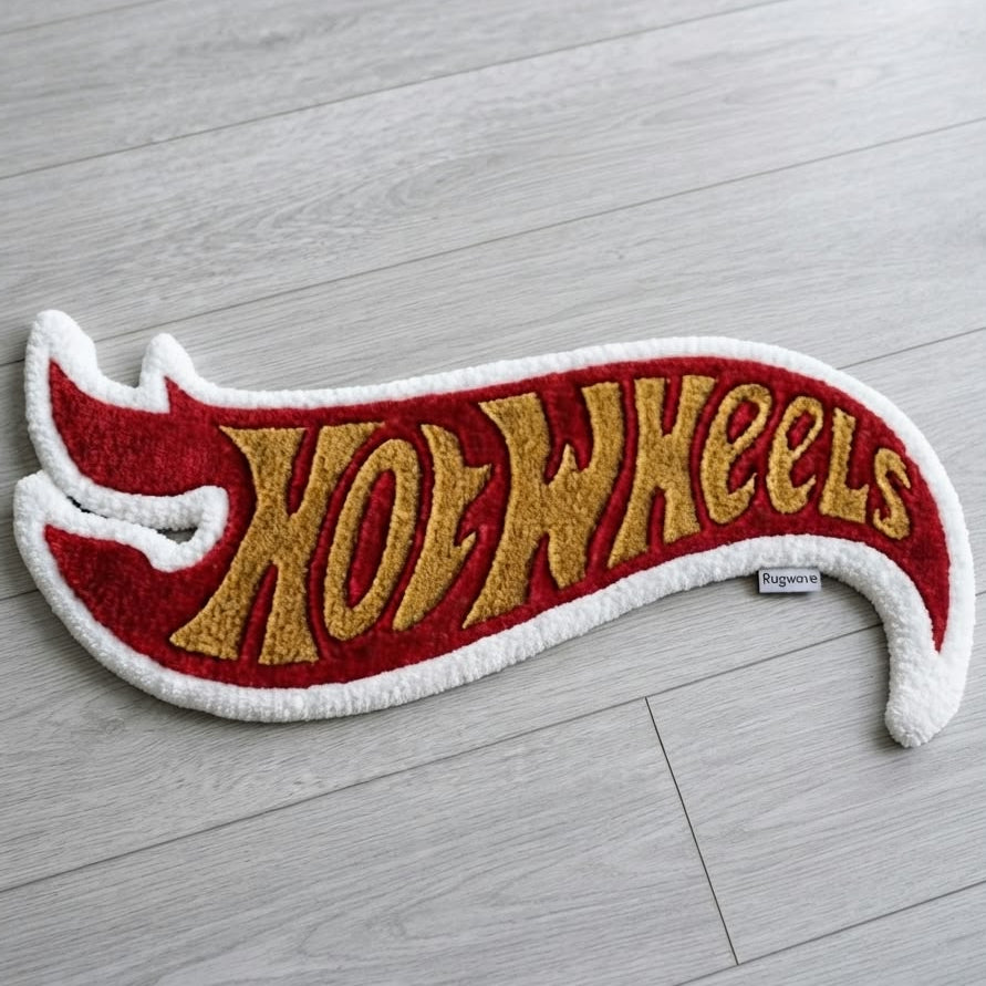 Hot Wheels Custom Handmade Rug