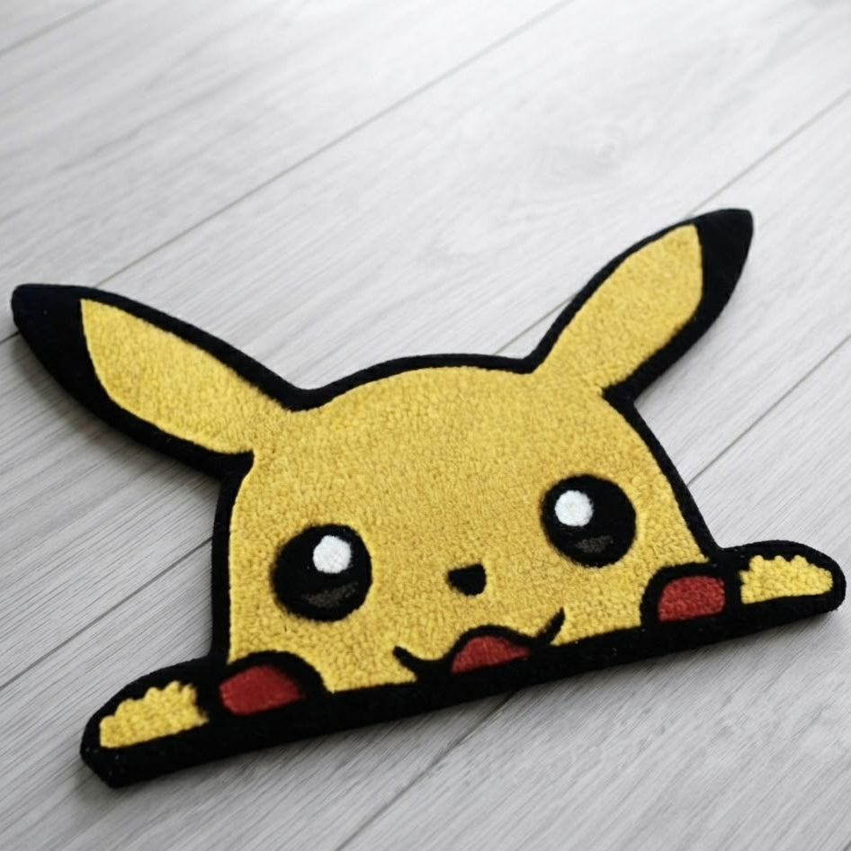 Pikachu Custom Handmade Rug