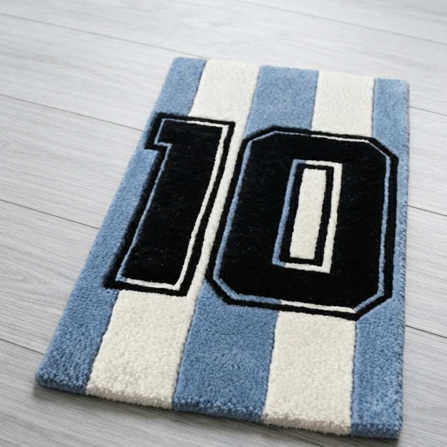 Messi Custom Handmade Rug