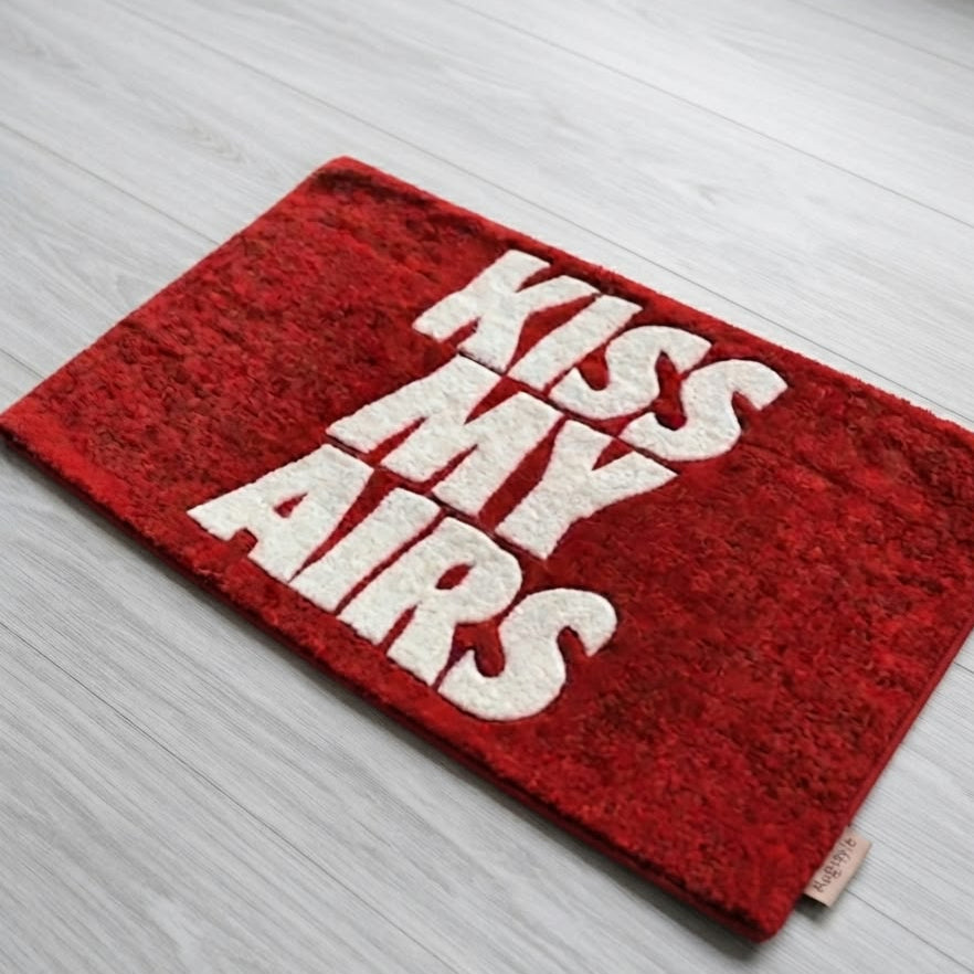 Kiss My Air Custom Handmade Rug