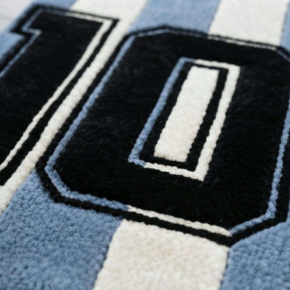 Messi Custom Handmade Rug