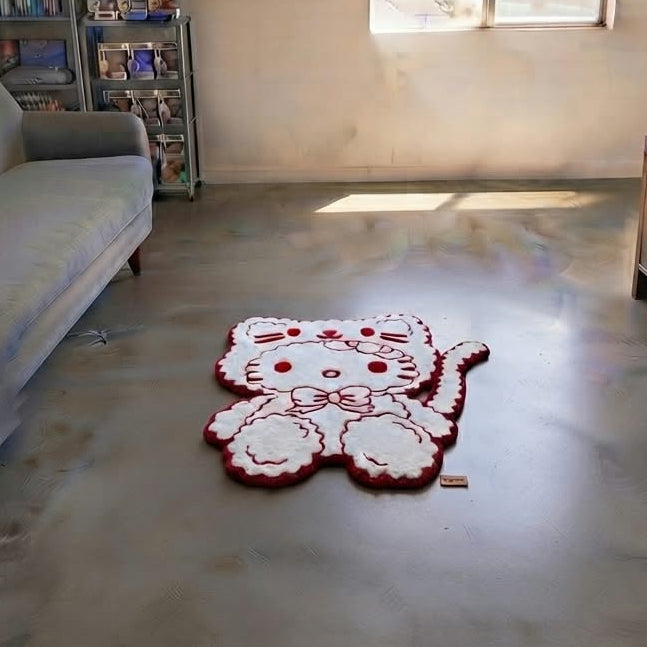 Hello Kitty Custom Handmade Rug