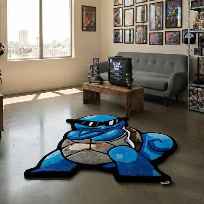 Squirtle Custom Handmade Rug
