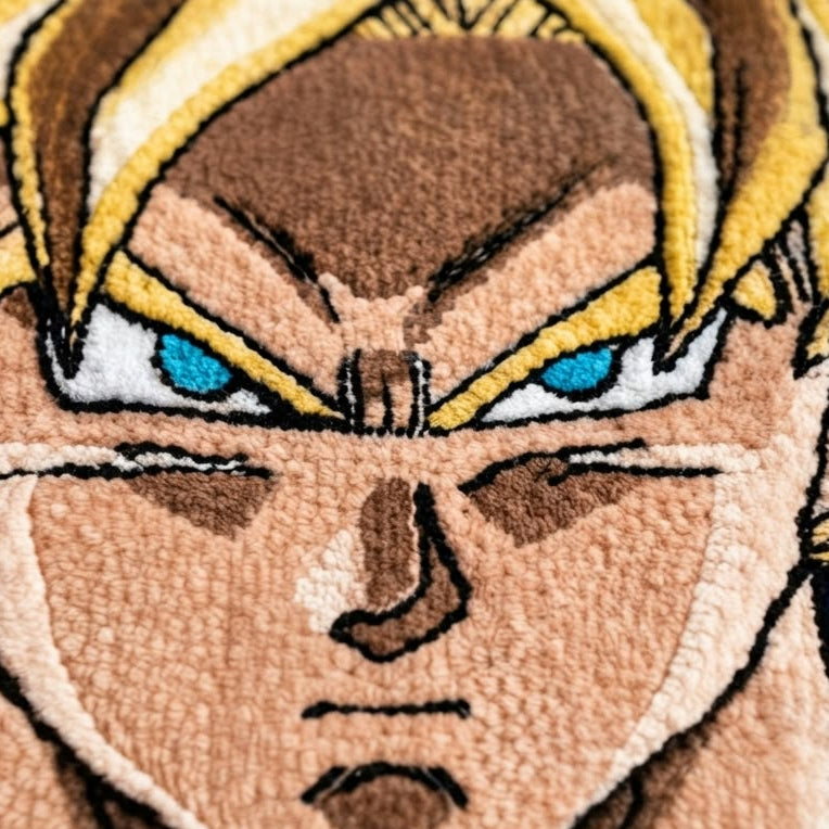 Goku Energy Custom Handmade Rug