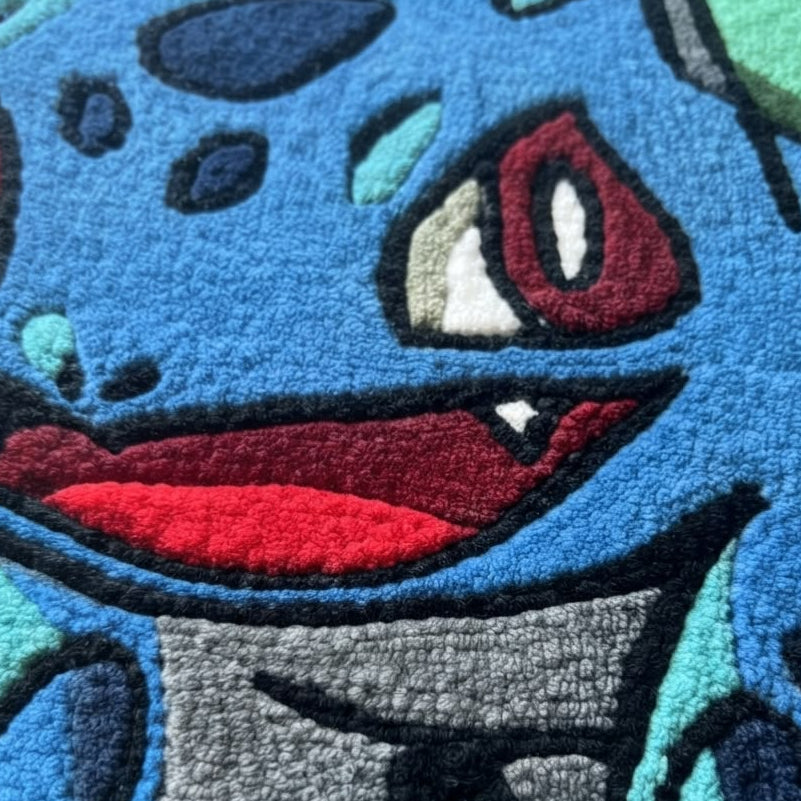 Bulbasaur Custom Handmade Rug